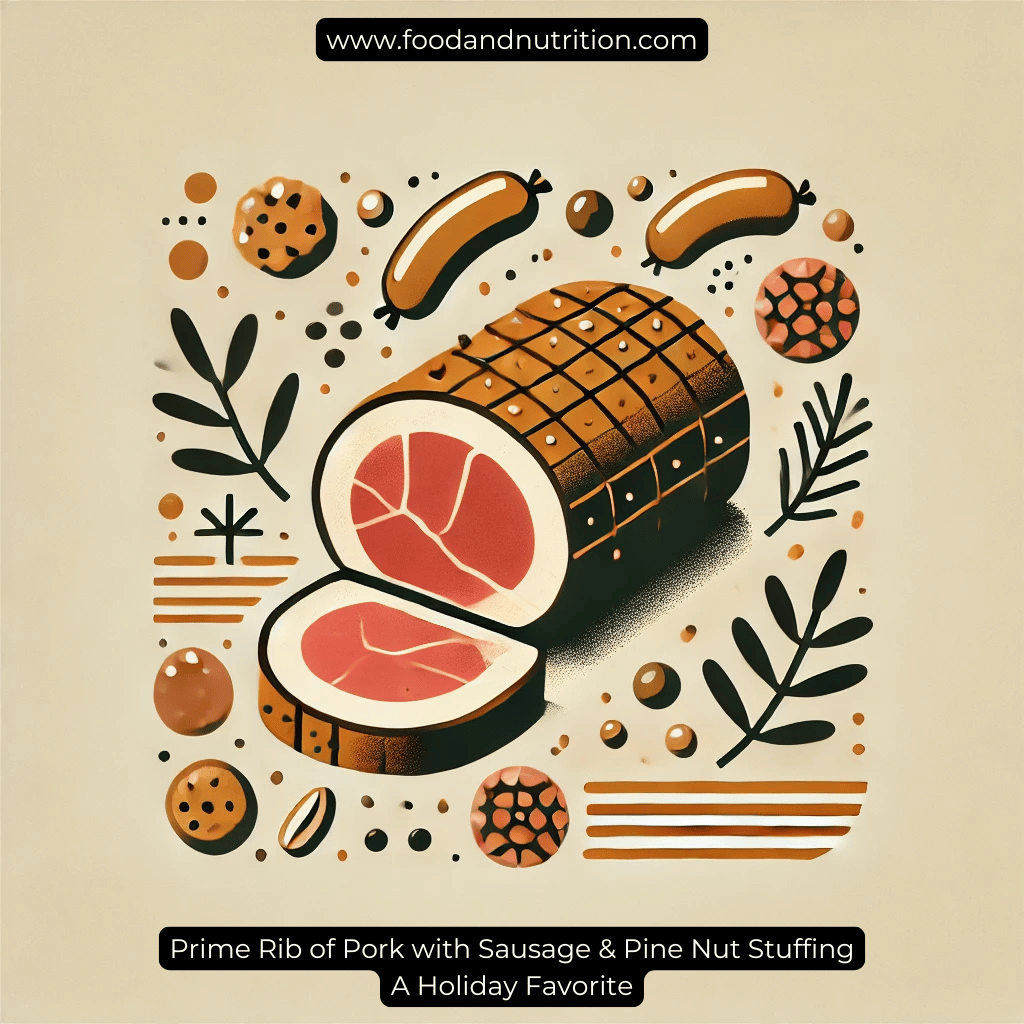 Prime Rib of Pork with Sausage & Pine Nut Stuffing – A Holiday Favorite