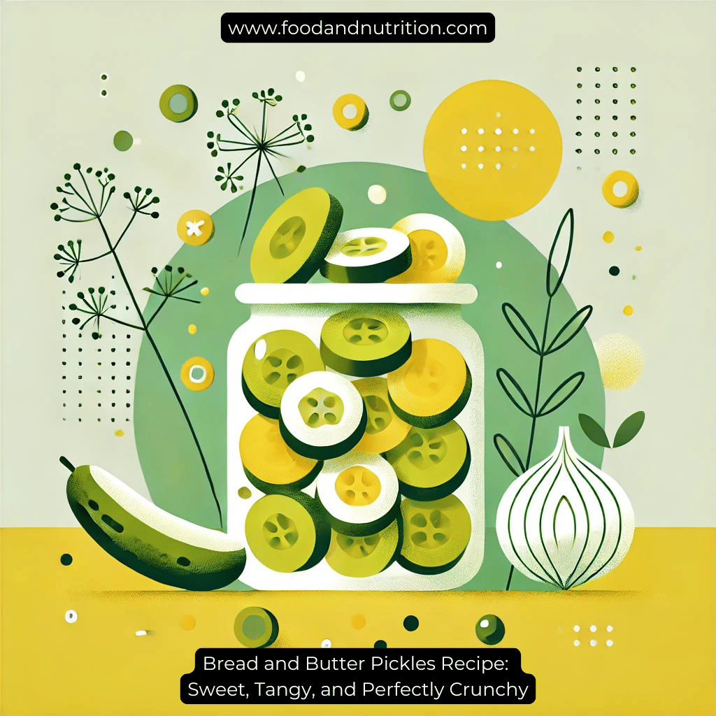 Bread and Butter Pickles Recipe: Sweet, Tangy, and Perfectly Crunchy