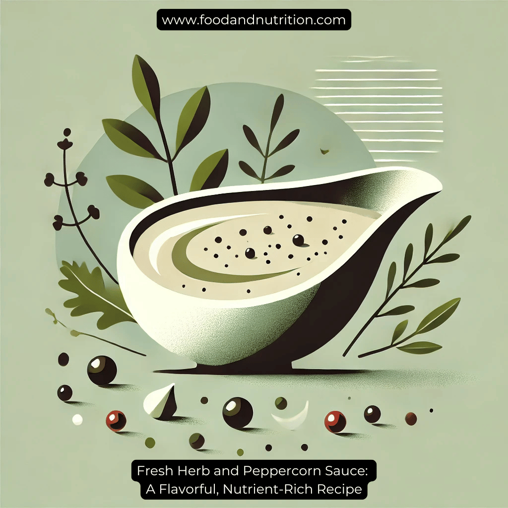 Fresh Herb and Peppercorn Sauce: A Flavorful, Nutrient-Rich Recipe