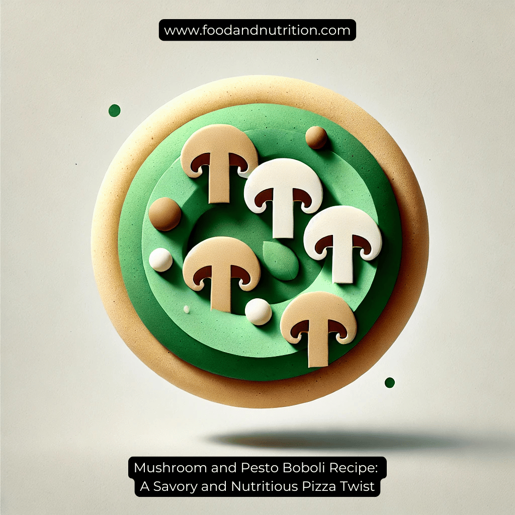 Mushroom and Pesto Boboli Recipe: A Savory and Nutritious Pizza Twist