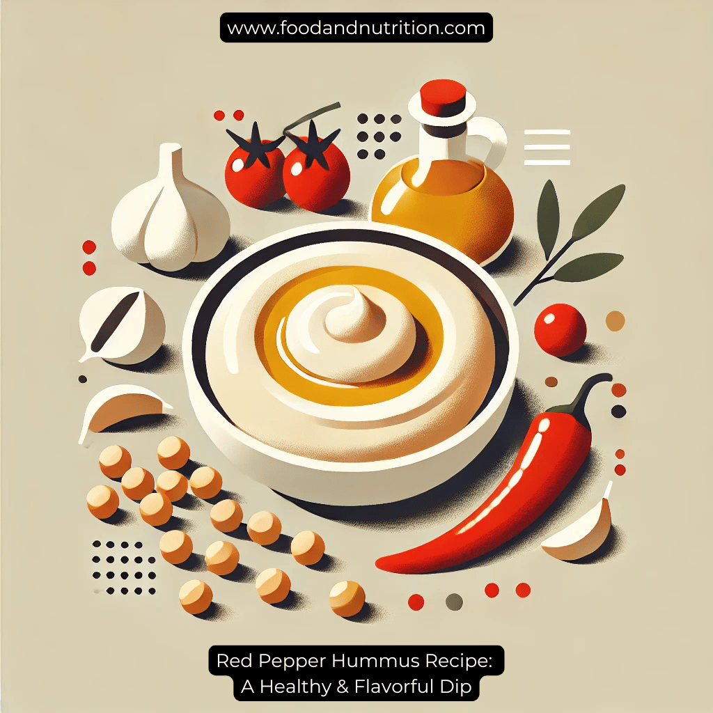 Red Pepper Hummus Recipe: A Healthy & Flavorful Dip