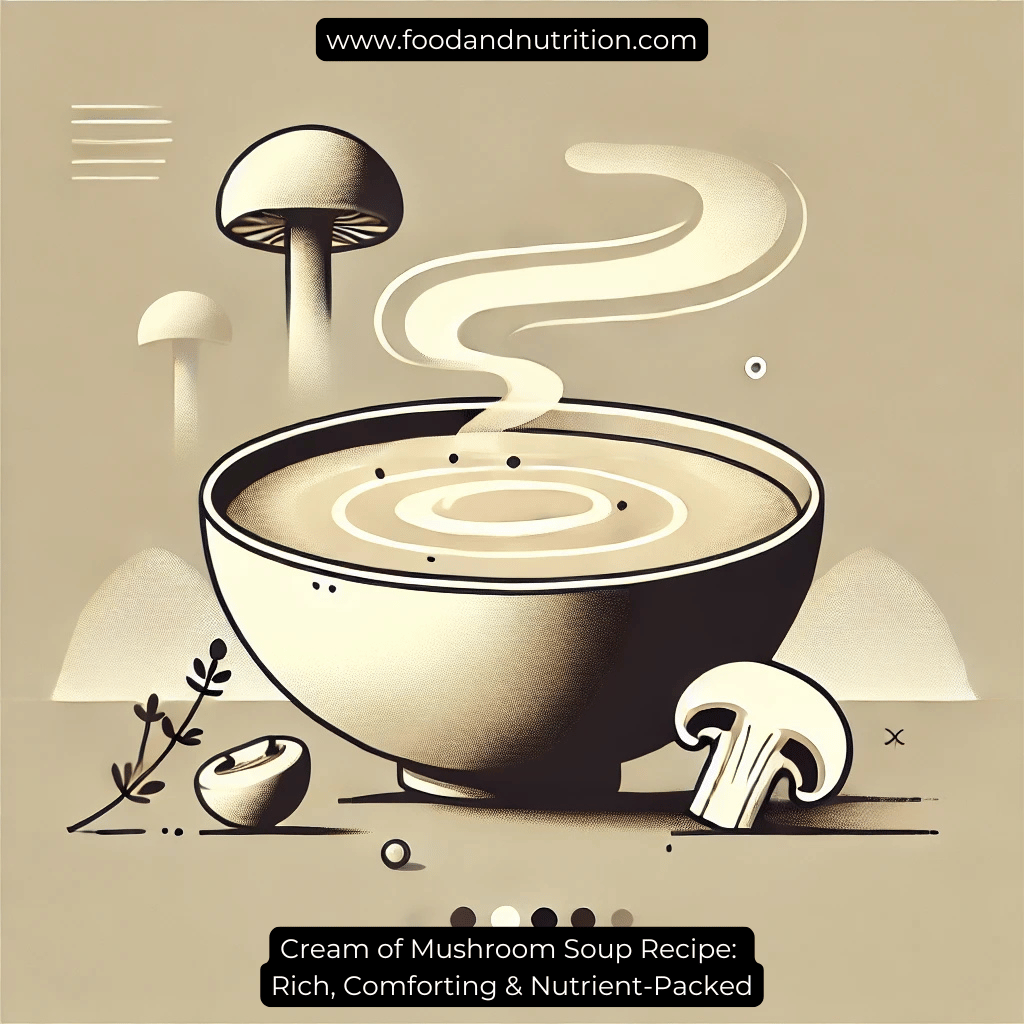 Cream of Mushroom Soup Recipe: Rich, Comforting & Nutrient-Packed
