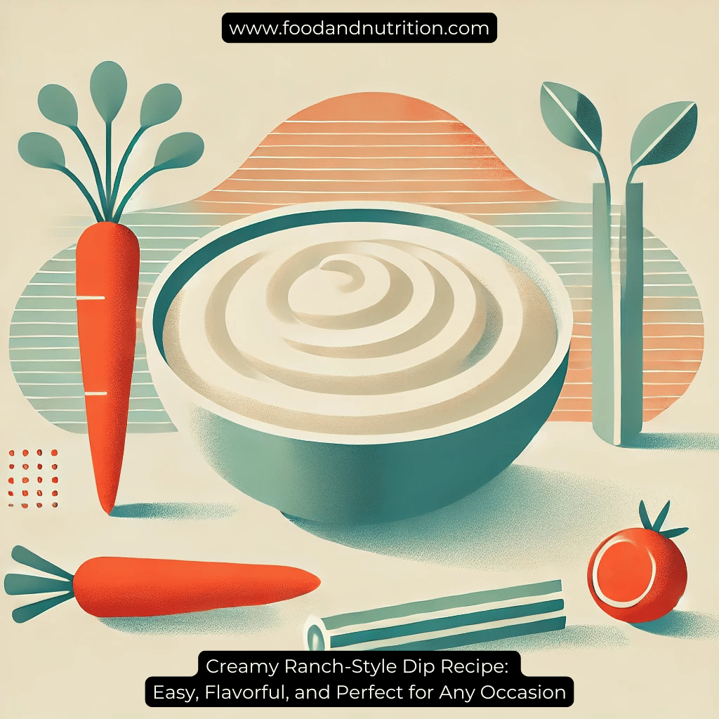 Creamy Ranch-Style Dip Recipe: Easy, Flavorful, and Perfect for Any Occasion