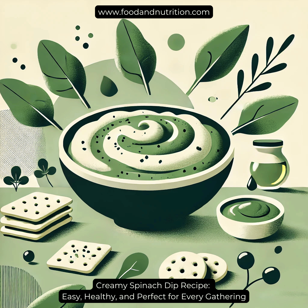 Creamy Spinach Dip: A Timeless Party Favorite Packed with Flavor and Nutrition