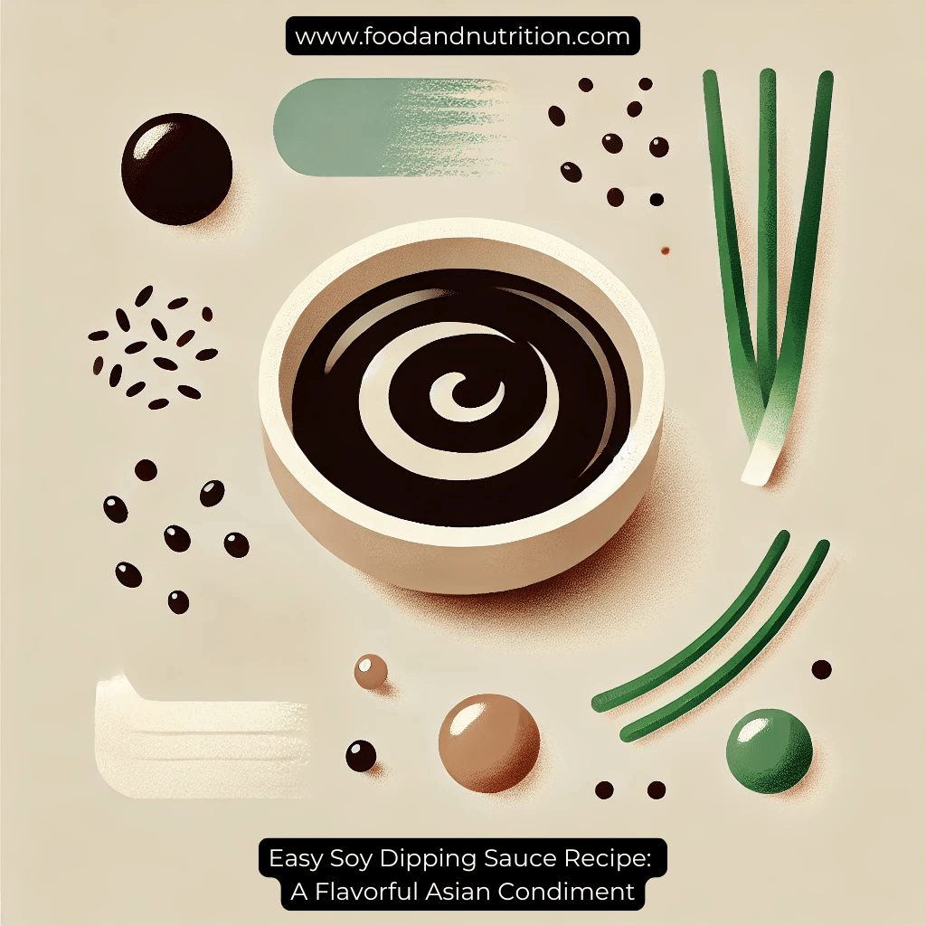 Easy Soy Dipping Sauce Recipe: A Flavorful Asian Condiment