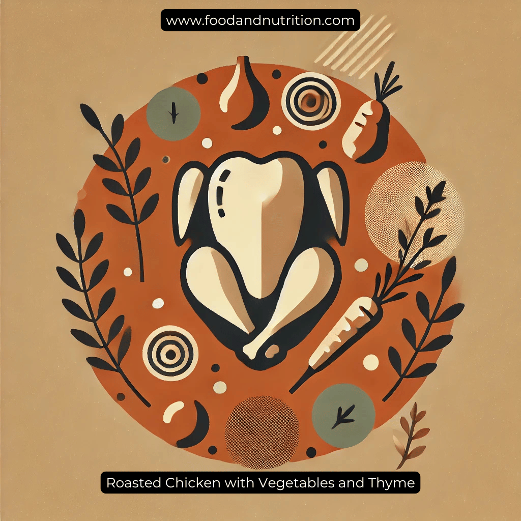 Roasted Chicken with Vegetables and Thyme