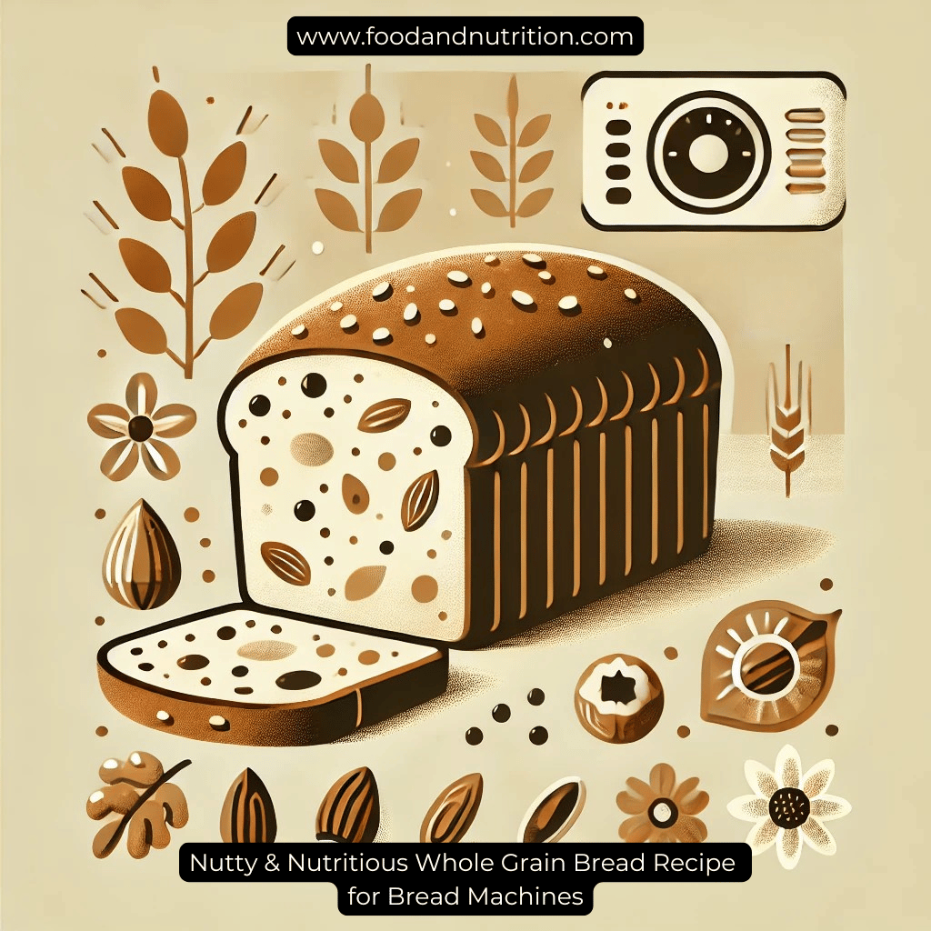 Nutty & Nutritious Whole Grain Bread Recipe for Bread Machines