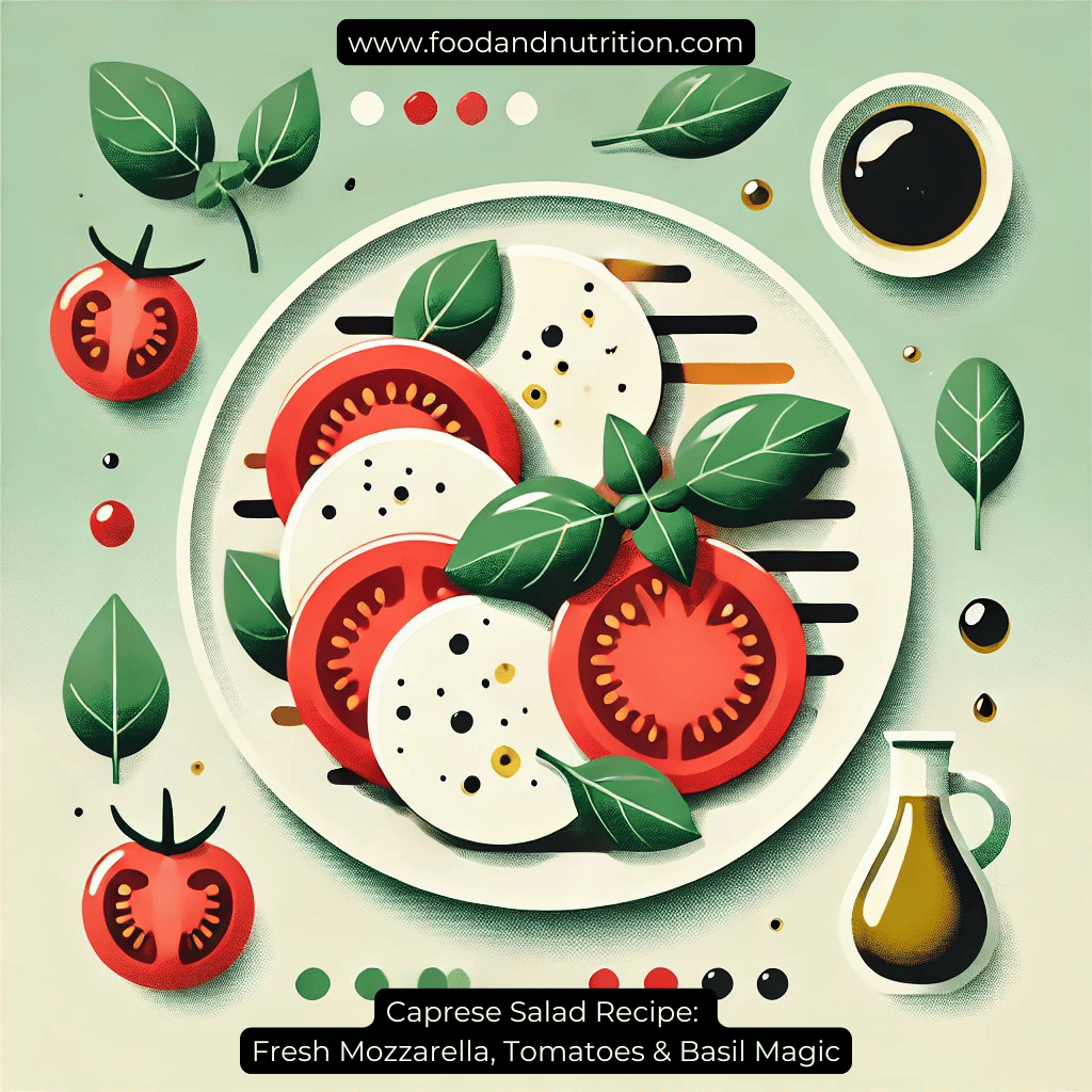 Caprese Salad Recipe: Fresh Mozzarella, Tomatoes & Basil Magic