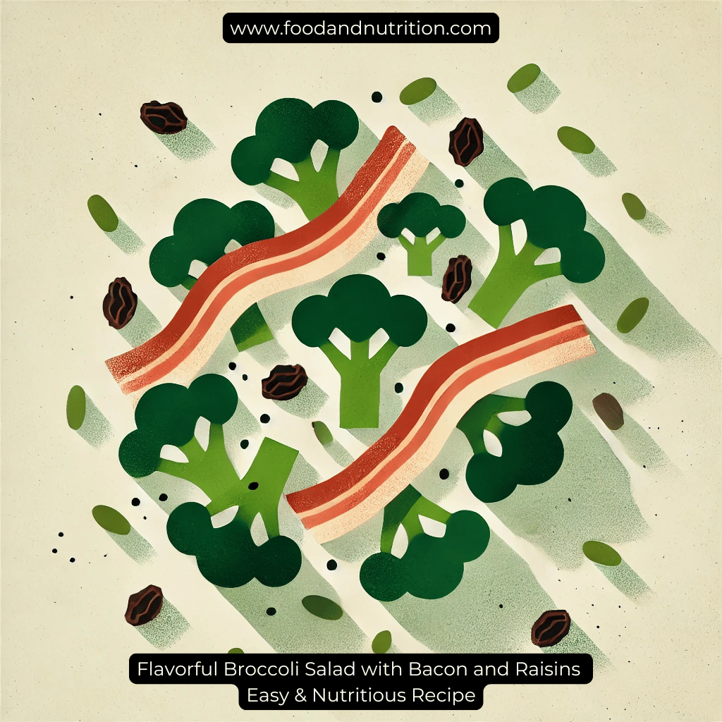 Flavorful Broccoli Salad with Bacon and Raisins – Easy & Nutritious Recipe