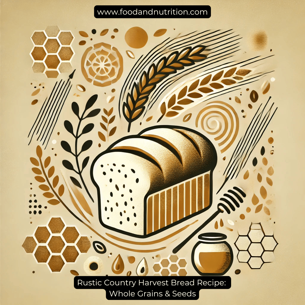 Rustic Country Harvest Bread Recipe: Whole Grains & Seeds