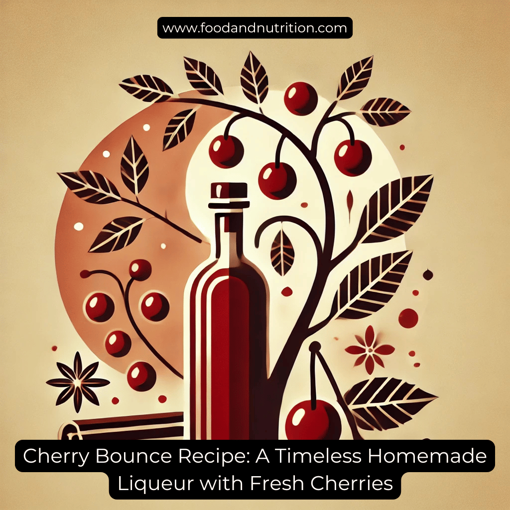 Cherry Bounce Recipe: A Timeless Homemade Liqueur with Fresh Cherries