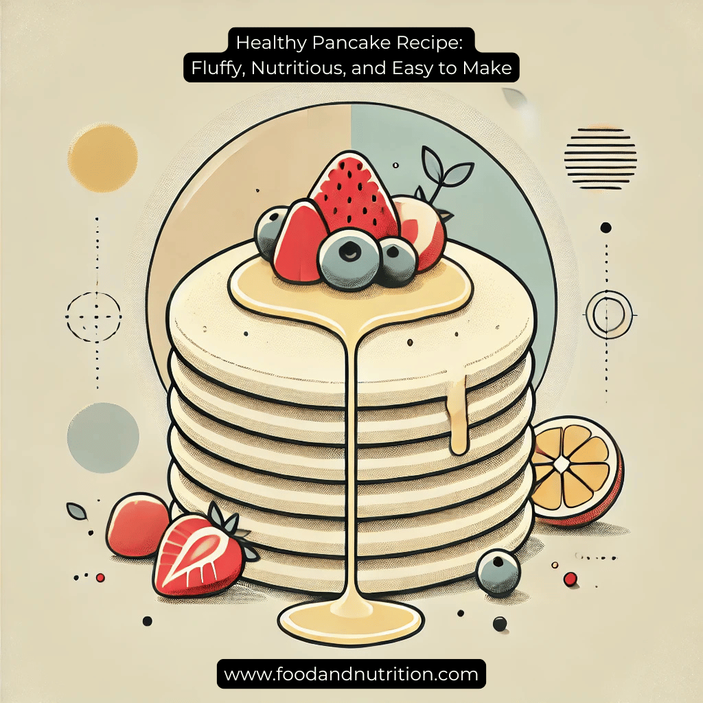 Healthy Pancake Recipe: Fluffy, Nutritious, and Easy to Make