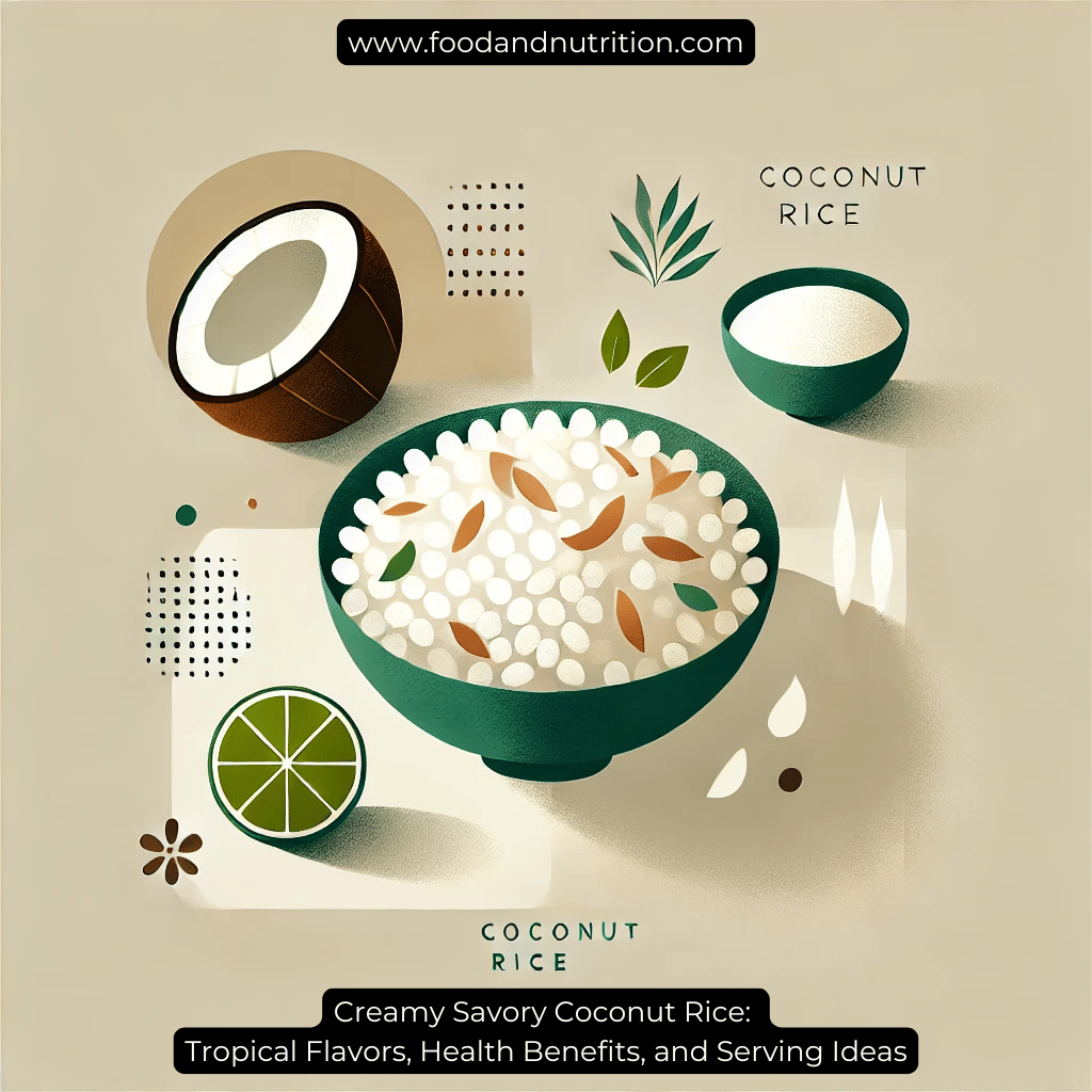 Creamy Savory Coconut Rice: Tropical Flavors, Health Benefits, and Serving Ideas