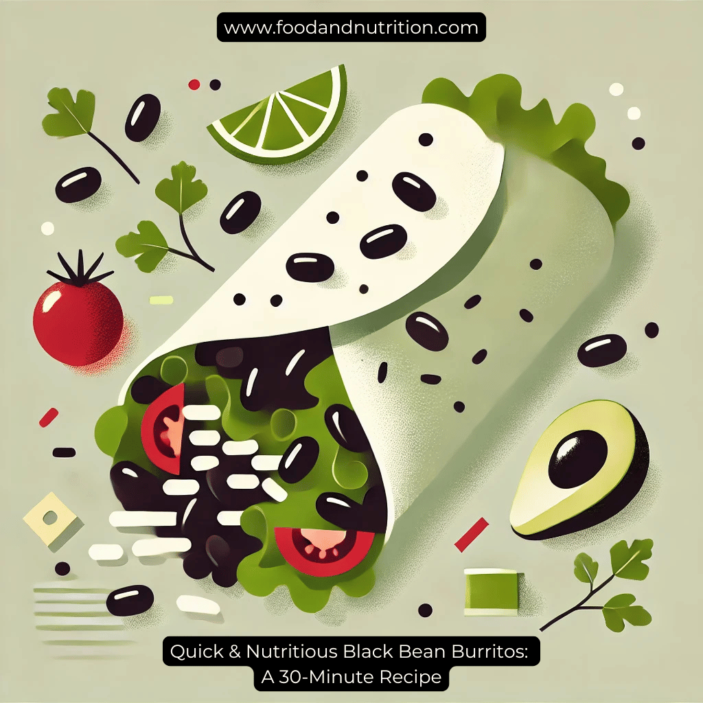 Quick & Nutritious Black Bean Burritos: A 30-Minute Recipe
