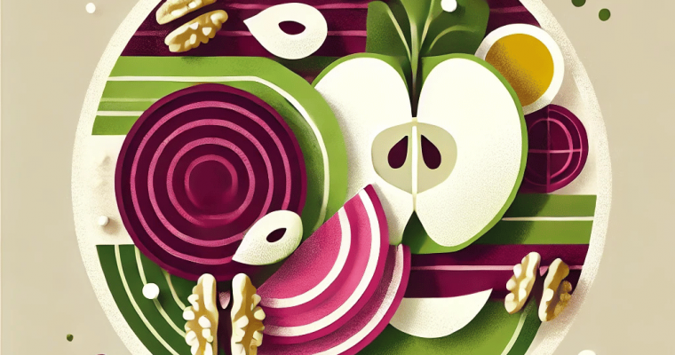 Apple-Beet Salad: Crisp, Healthy, and Fresh Recipe with Walnuts & Parmesan