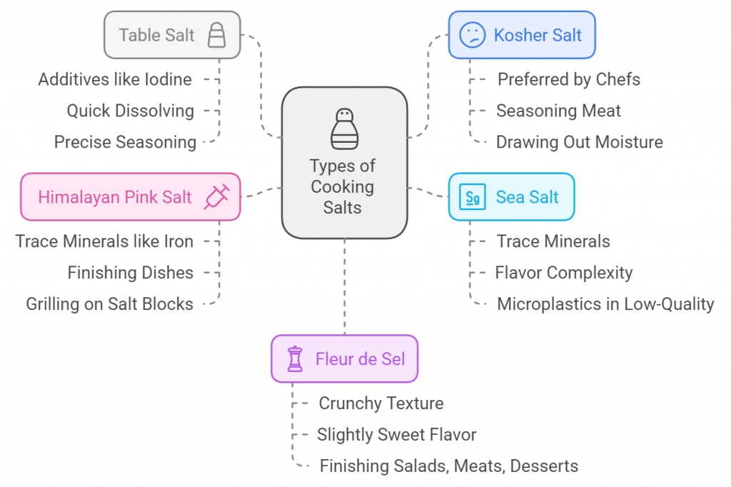 Types of Cooking Salts