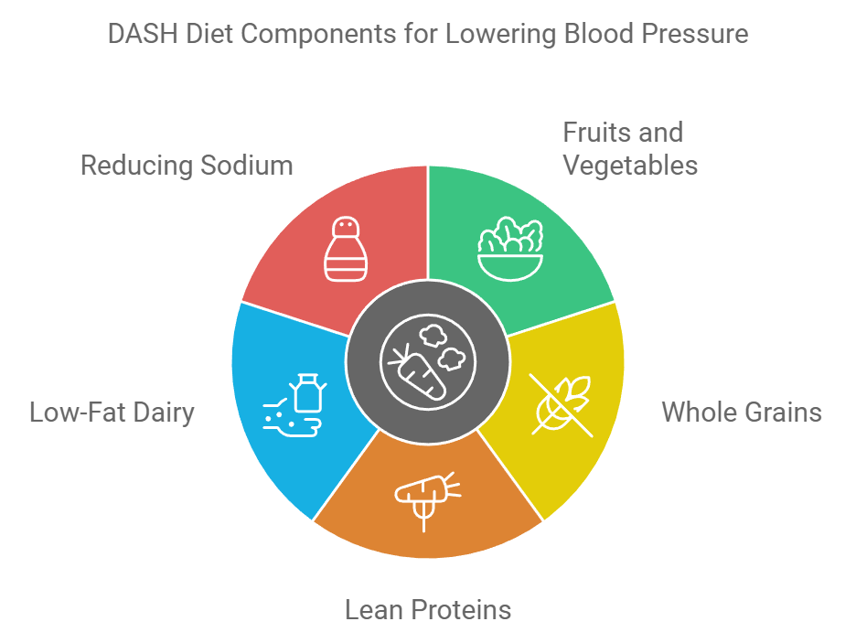 DASH Diet Components for Lowering Blood Pressure