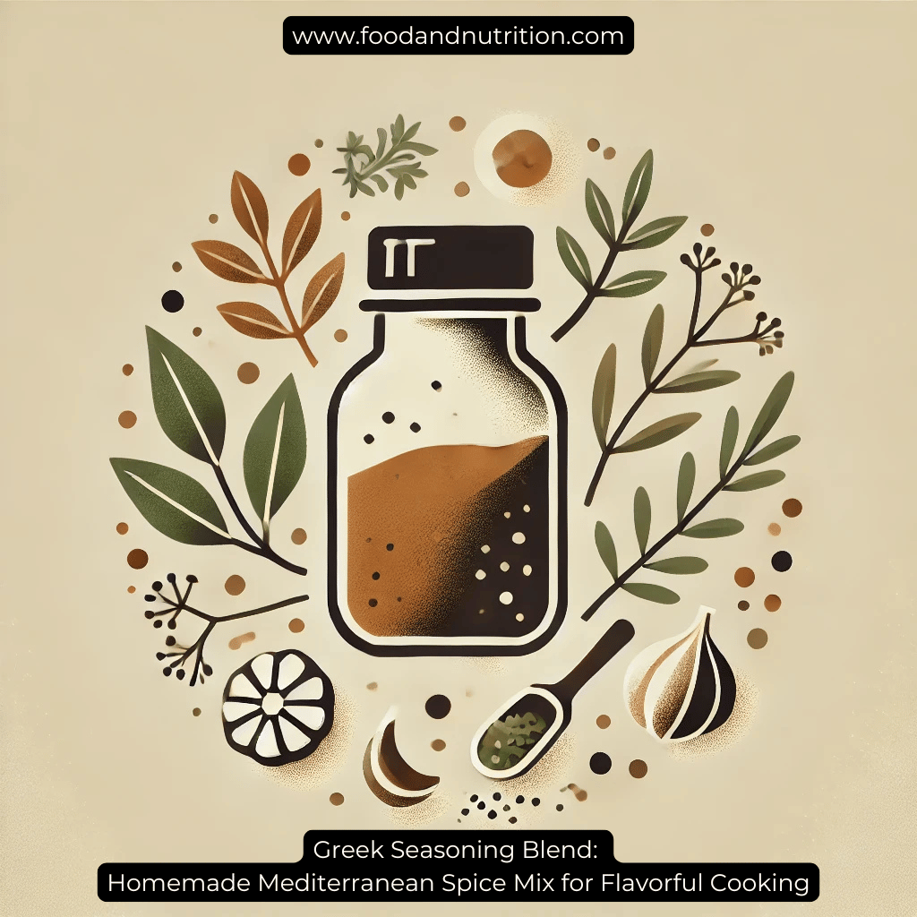 Greek Seasoning Blend: Homemade Mediterranean Spice Mix for Flavorful Cooking