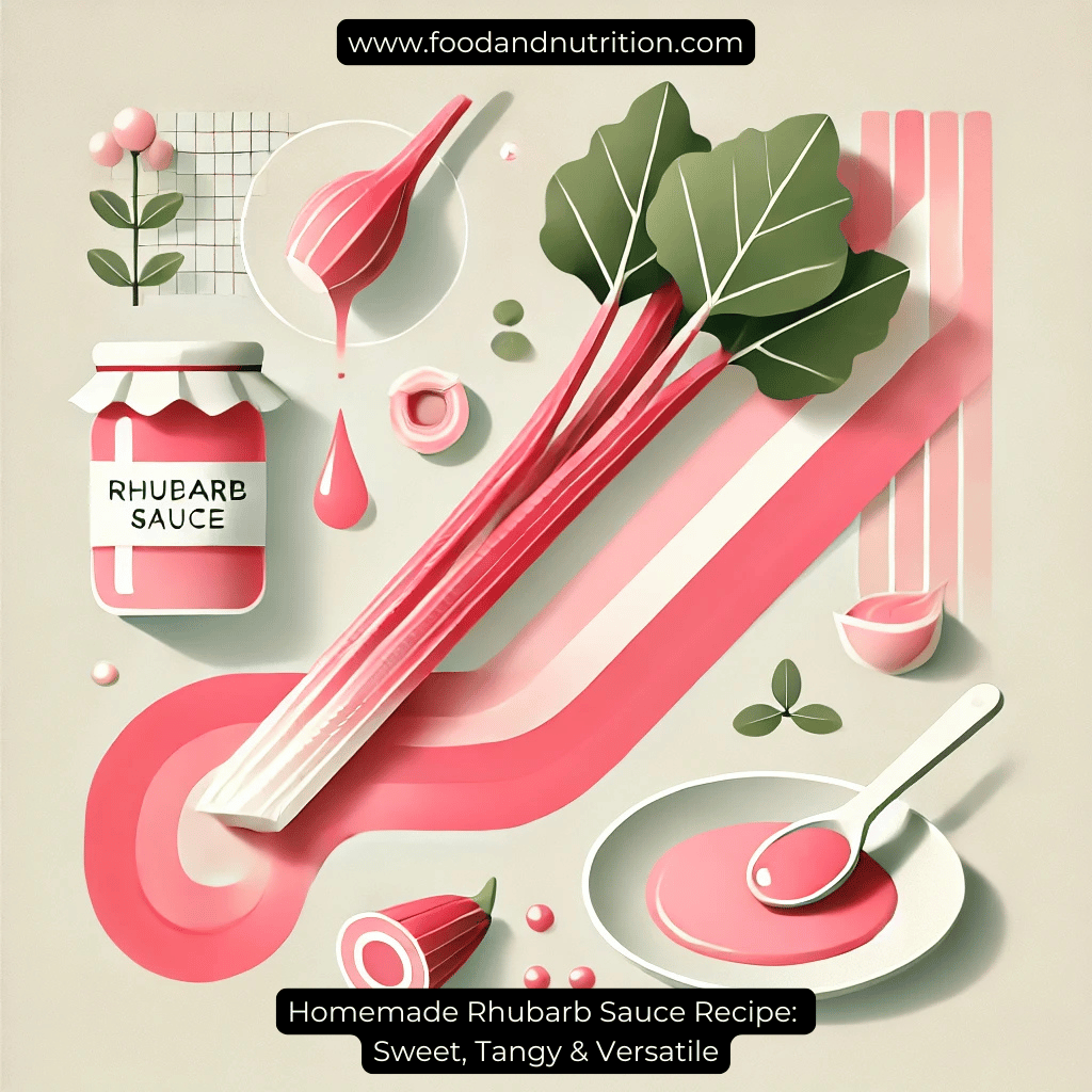 Homemade Rhubarb Sauce Recipe: Sweet, Tangy & Versatile