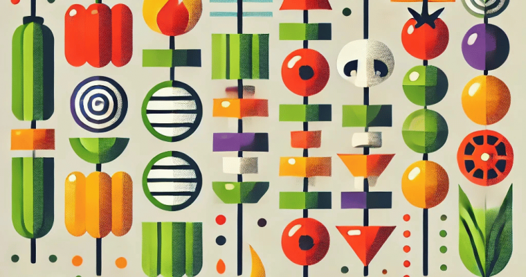 Vibrant Colors, Irresistible Flavors: Rainbow Vegetable Shish Kebobs