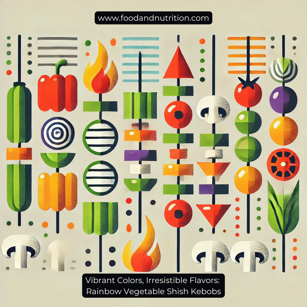 Vibrant Colors, Irresistible Flavors: Rainbow Vegetable Shish Kebobs