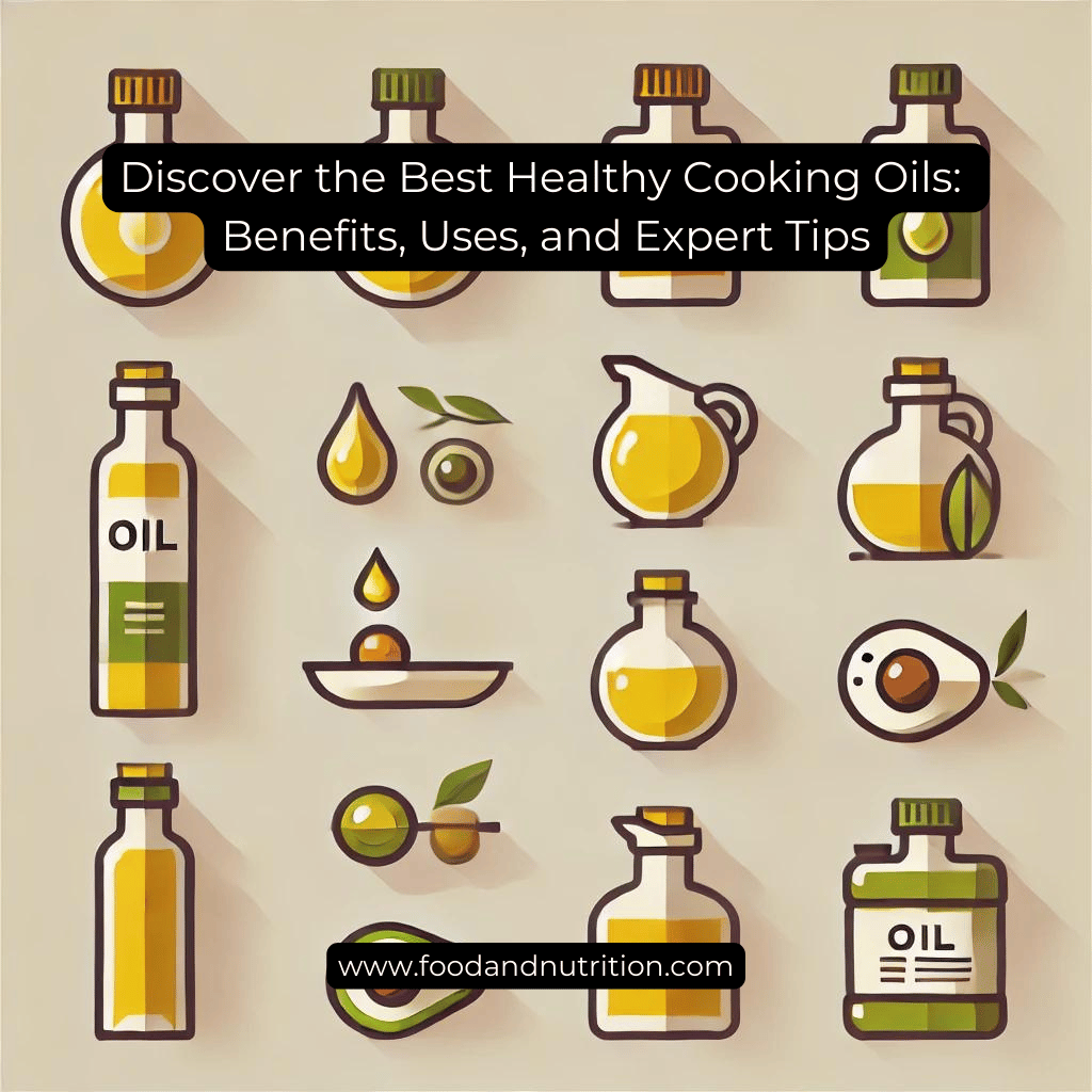 Discover the Best Healthy Cooking Oils: Benefits, Uses, and Expert Tips