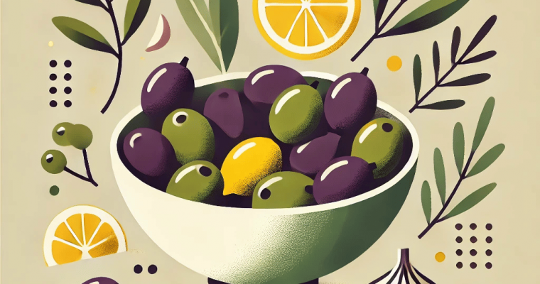 Mediterranean Bliss: Lemon-Garlic Roasted Olives with Herbs Recipe
