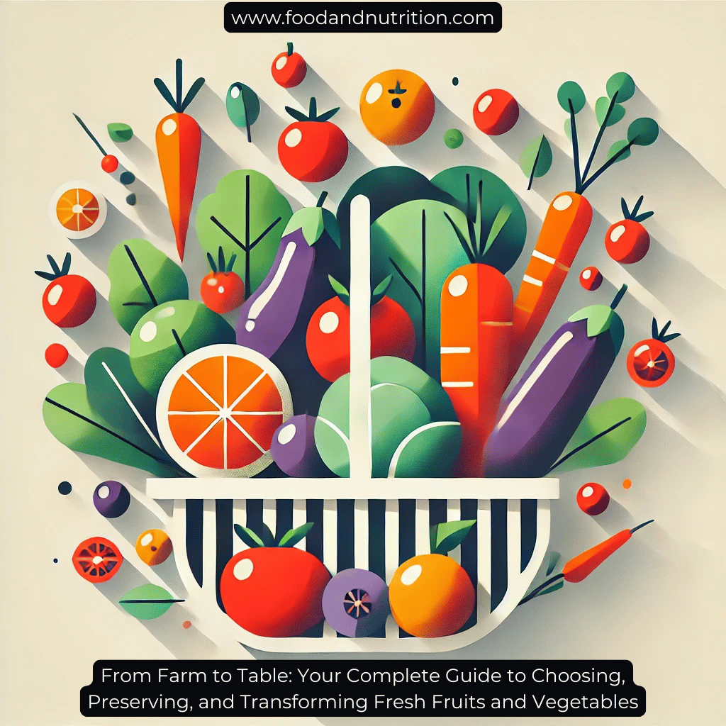 From Farm to Table: Your Complete Guide to Choosing, Preserving, and Transforming Fresh Fruits and Vegetables