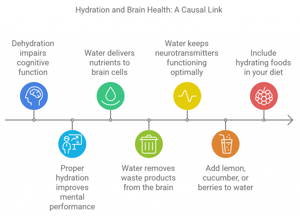 Hydration and Brain Health: A Causal Link